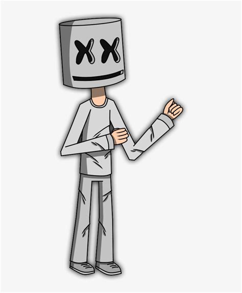 Marshmello Marshmello Animado De Dibujo Transparent Png 550x950