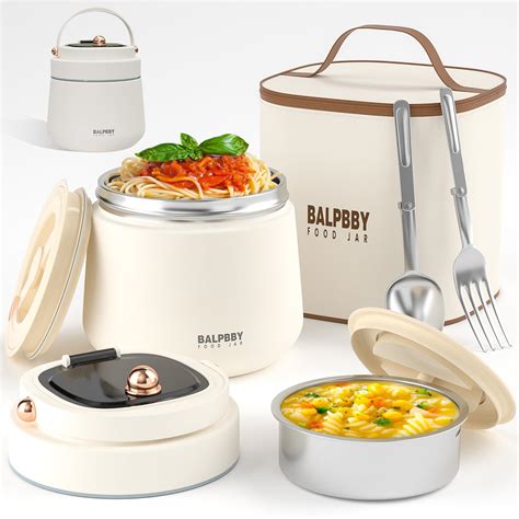 Amazon Thermo For Hot Food Adults OZ Soup Thermo Lunch Containers Wide Mouth Vacuum
