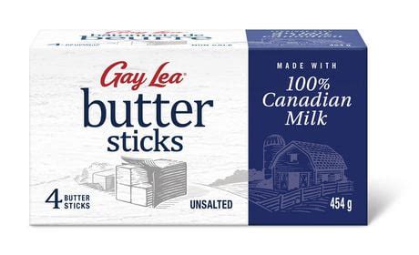 Gay Lea Butter Sticks Unsalted Walmart Canada