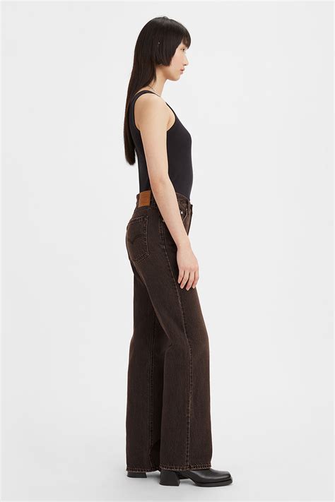 Baggy Bootcut Jeans Chroma Acid Chicory Coffee Karen Walker