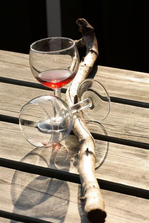 Two Empty Glasses Stock Image Image Of Drunk Finger 5094487