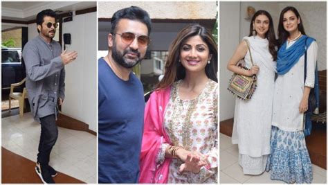 Anil Kapoor Shilpa Shetty Dia Mirza Gorge On Eid Delicacies At