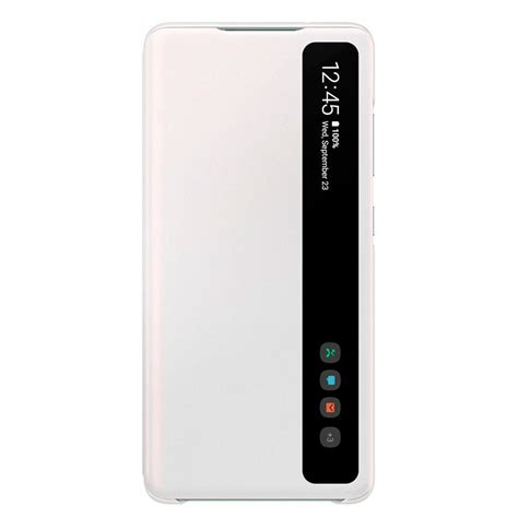 Funda Samsung Smart Clear View Cover Para Galaxy S20 Fe Blanco