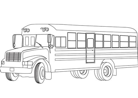 Desenhos De Autocarro Escolar Para Colorir E Imprimir Colorironline