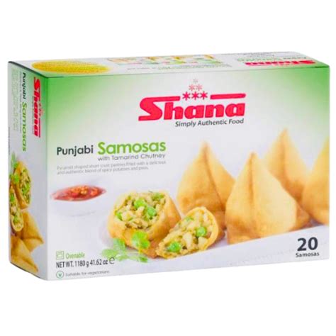 Shana Frozen Punjabi Samosas Variety Foods Uk