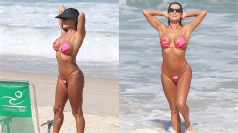 Deborah Secco Ostenta Corpo Sarado Em Dia De Sol E Calor No Rio De Janeiro