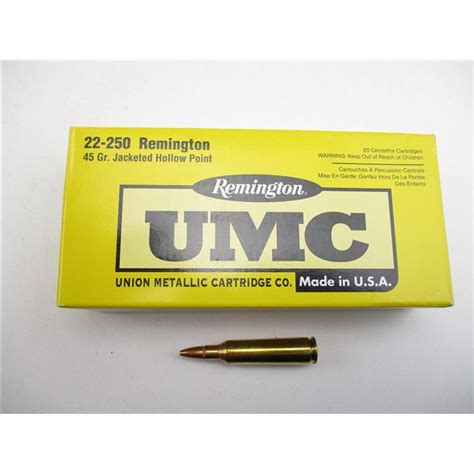 REMINGTON-UMC .22-250 REM AMMO