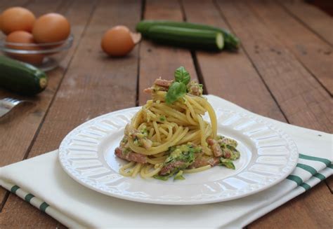 Carbonara Rivisitata Zucchine E Speck Cibo Che Passione