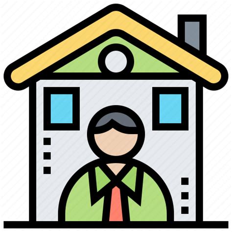 House Landlord Owner Rent Tenant Icon