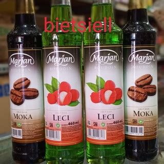 Jual Marjan Sirup Leci 460 Ml 12 Btl Per Karton Lychee Syrup Shopee