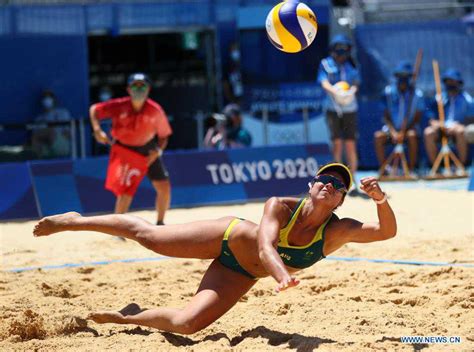 American Rossklineman Win Womens Beach Volleyball Gold At Tokyo Olympics 10 Peoples Daily