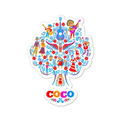 Custom Coco Family Tree, Coco Family Tree Art, Coco Family Tree Vintage, Coco Sticker By Cm-arts ...