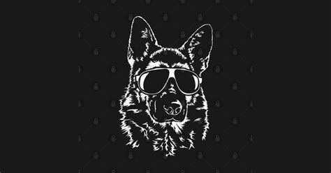 German Shepherd Sunglasses Cool Dog German Shepherd Dog Hoodie