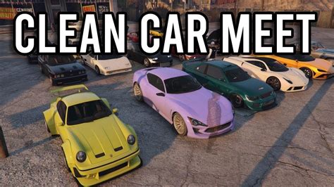 Gta Ps Ps Clean Car Meet Any Car Cruise Drag Races Youtube