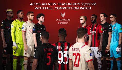 Pes Ac Milan Official Kits Season Milan Hd