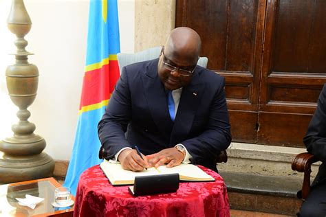 PresidenceRDC le chef de l Etat Félix Antoine Tshisekedi Tshilombo