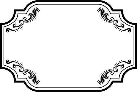 Pin By Modorova Svetlana On Рамки Vintage Frames Vector Free Vector