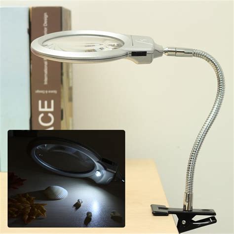 Lighted Table Top Desk Magnifier Magnifying Glass Glass Designs