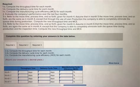 Solved Problem Algo Measures Of Internal Business Chegg