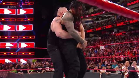 Brock Lesnar Takes Roman Reigns To Suplex City YouTube