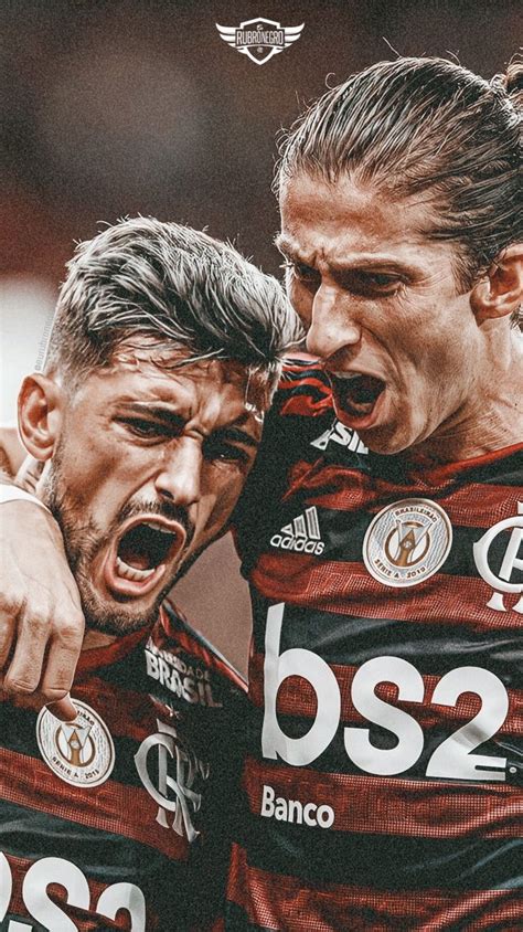 FLAMENGO Arrascaeta E Filipe Luis GIGANTES Arrascaeta Filipe Luis