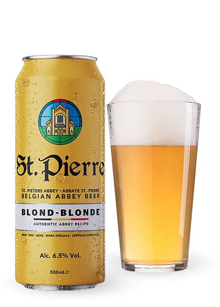 Пиво St.Pierre Blond 0.5л купить с доставкой в Киеве в Hop Hey | Море Пива