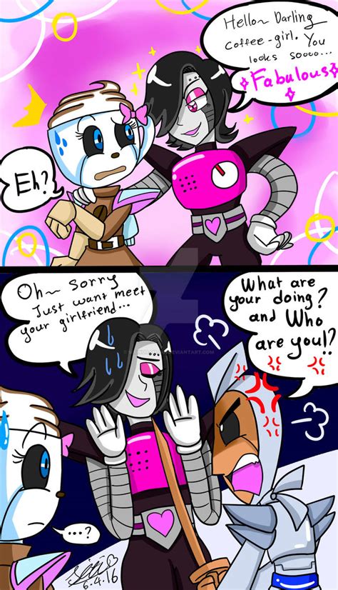 Fancomicmeets Mettaton By Sitinuramjah On Deviantart