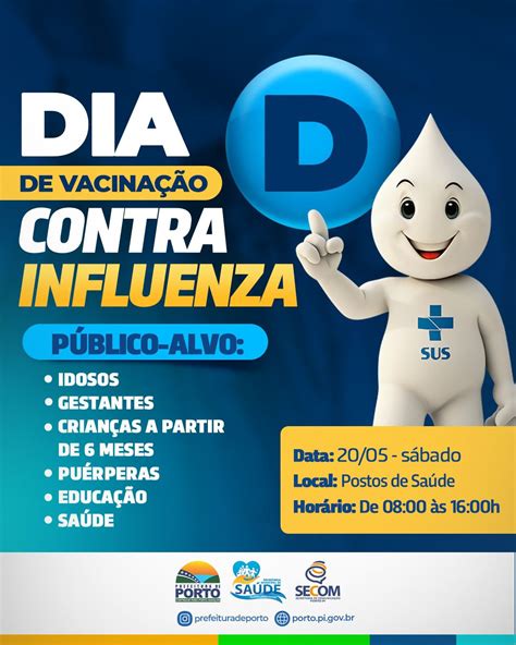 Secretaria De Sa De Realizar Dia D De Vacina O Contra A Influenza