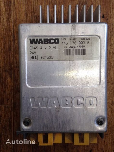 MAN WABCO ECAS 4X2 24V 4461700030 81 25811 7008 Control Unit For Truck