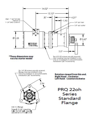 Pow R Quik 22oh Series Turbine Starter Strumco