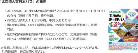 Jr北東が連続7日間乗り放題「北海道＆東日本パス」、2024年度冬季も発売決定 トラベル Watch