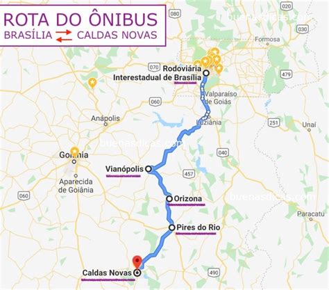 Distancia Goiania Caldas Novas - Distancia Caldas Novas Goiania - RETOEDU
