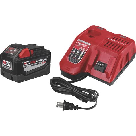 Milwaukee M18 Redlithium High Demand 90 System Starter Kit — One Battery And Charger Model 48