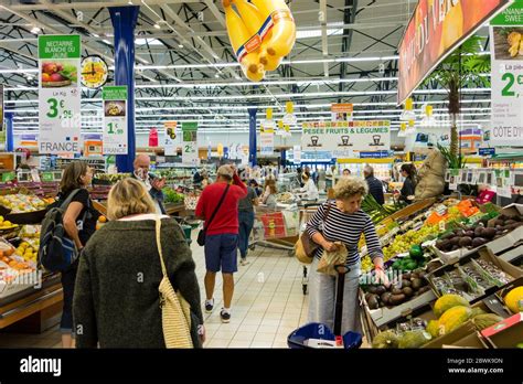 Hypermarch E Leclerc Supermarket Banque De Photographies Et Dimages