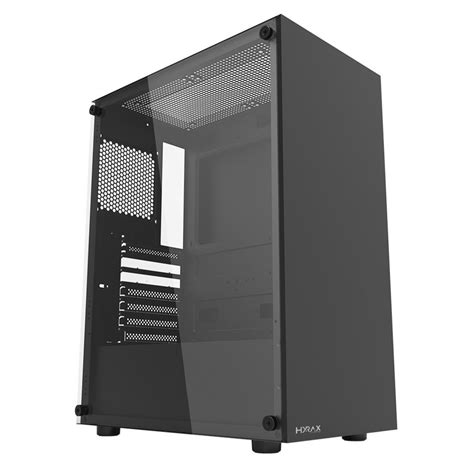 Gabinete Gamer Motospeed Hyrax Lateral Vidro Temperado Sem Fan