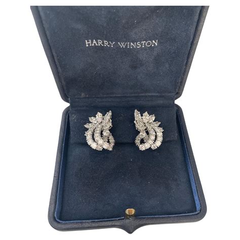 Harry Winston Cluster Diamond Earrings For Sale At 1stdibs Jacques Timey Harry Winston Harry