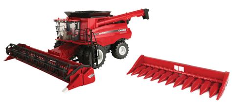 Case Ih Combine Harvesting Set Tractor Toys Off