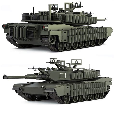 Tank Abrams M1a2 Sep Tusk Ii 2020 - 3D Model for VRay