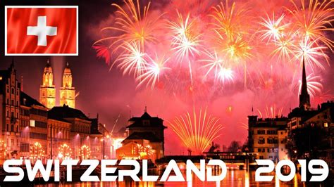 New Year 2019 ZÜrich In Switzerland Fireworks Youtube