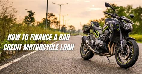 finance  bad credit motorcycle loan  options superbike