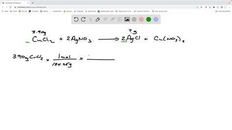 SOLVED For The Following Reaction 3 43 Grams Of Iron II Chloride Are