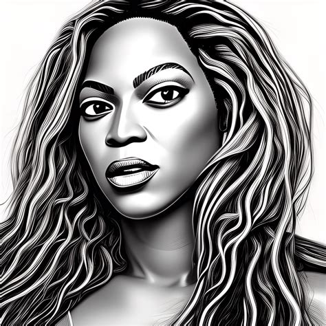 Beyonce Drawing 2022