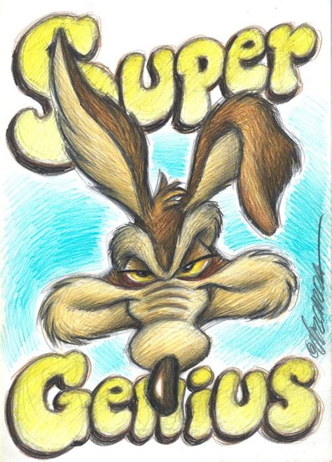 Wile E Coyote Super Genius Original Drawing Joan Catawiki