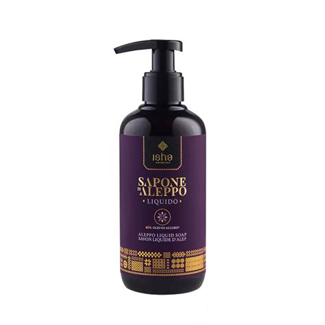 Sapone Di Aleppo Liquido Isha Cosmetics