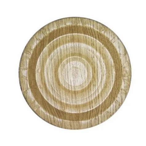 Brown Plain Inch Mica Paper Plate Paper Gsm At Rs