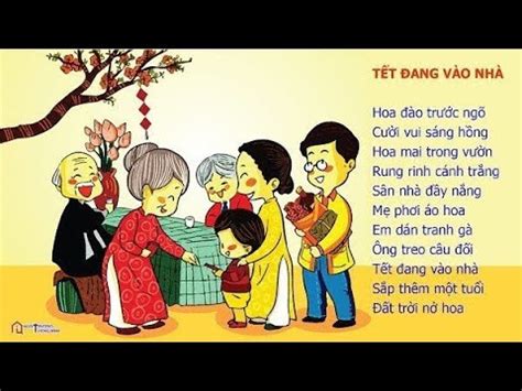 Bài Thơ Tết Đang Vào Nhà (Nguyễn Hồng Kiên) - thơ Mầm Non - Đọc thơ cho ...