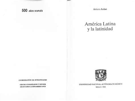 PDF Ardao Genesis De La Idea Y El Nombre De America Latina DOKUMEN TIPS