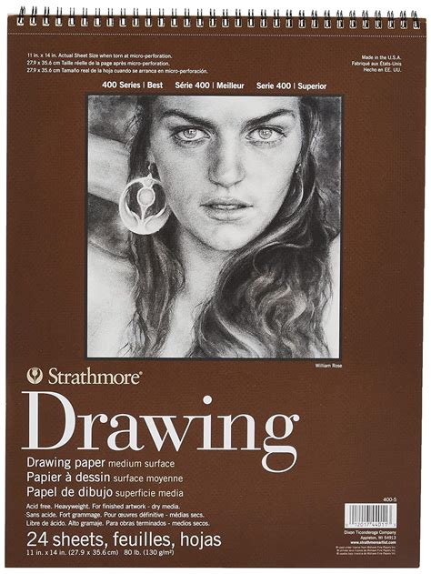 Strathmore 400 Series Drawing Pad, Medium Surface, 4x6, 24 Sheets in ...