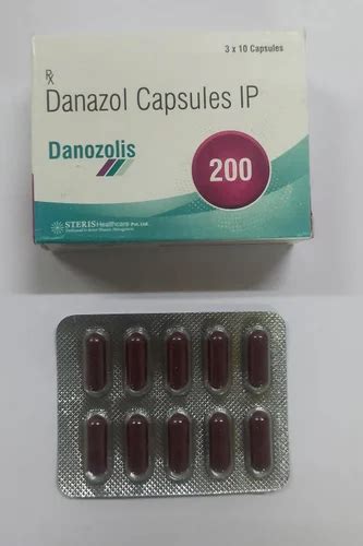 Danozolis Danazol Capsules Ip Strip 200 Mcg At Rs 860 Stripe