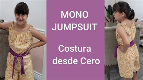 Como Hacer Enterizo Mono O Jumpsuit De Ni A Costura F Cil Youtube